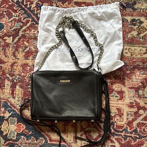 Rebecca Minkoff Black Crossbody Bag with Chain Strap